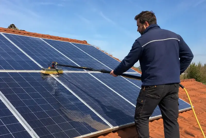 Nettoyage et entretien de panneaux solaires à Sare